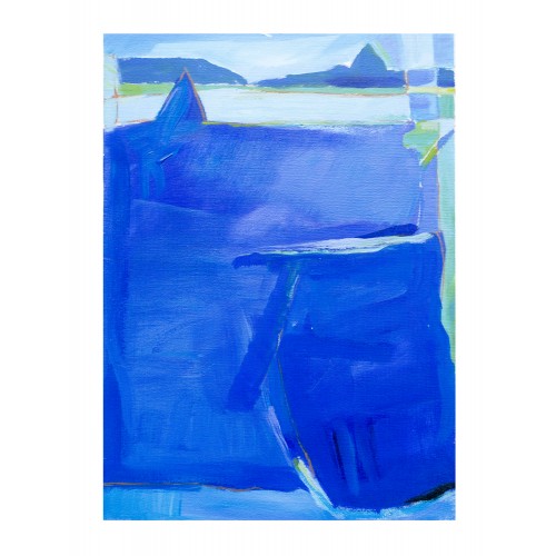 South Coast Mossy Point 2 - synthetic polymer & pastel on paper
