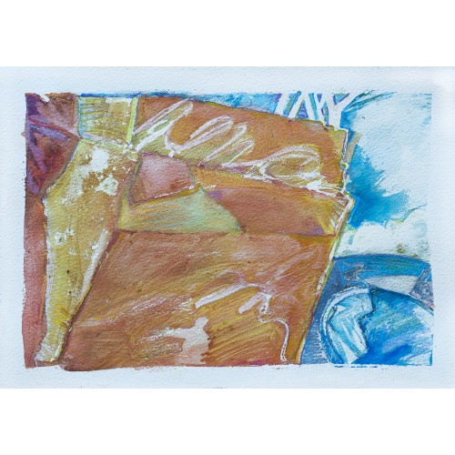 South Duras Cliffs - Watercolour on paper